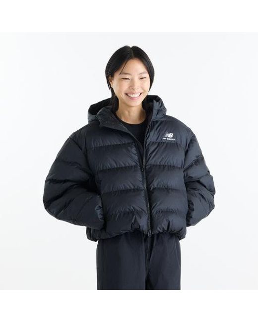 New Balance Blue Boston Puffer Jacket