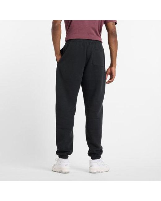 New Balance Black Reimagined Fleece Graphic Jogger for men