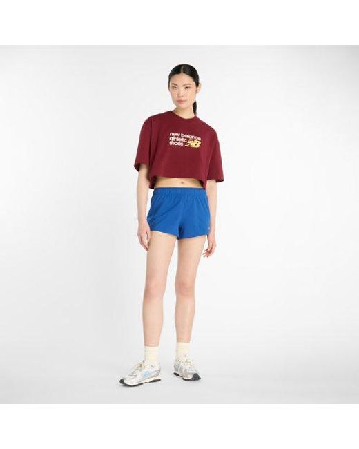 New Balance Blue Rc Short 3"