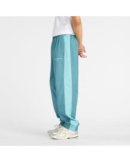 New Balance Blue Trackside Woven Pant for men
