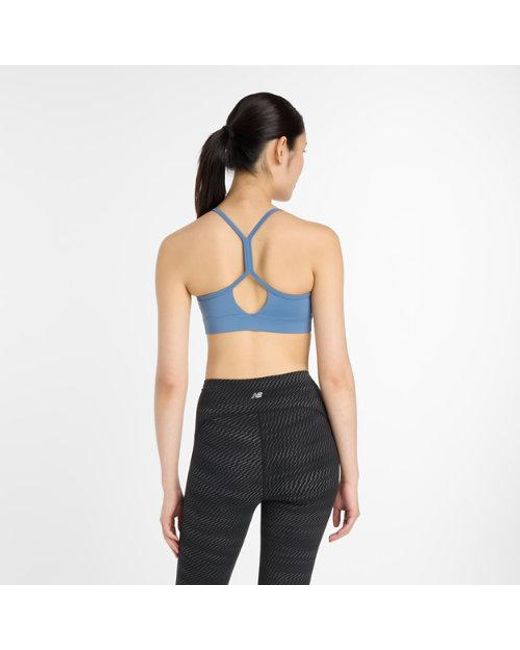 New Balance Blue Nb Essential Yoga Bra