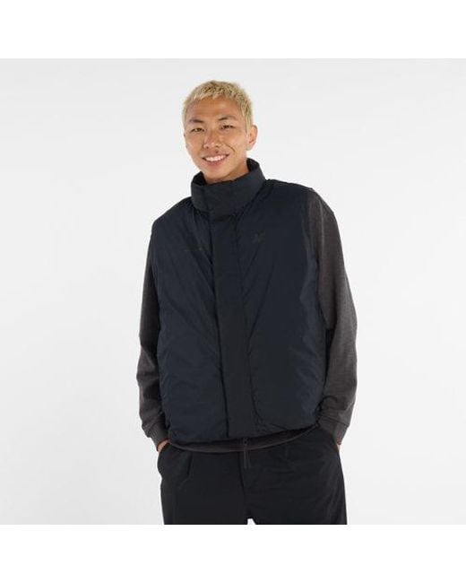 New Balance Blue Nb Down Vest for men