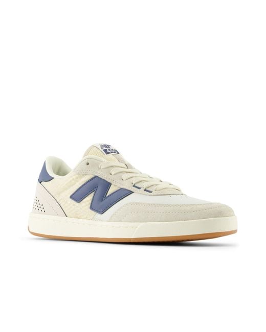 New Balance Nb Numeric 440 V2 In White/blue Suede/mesh for men