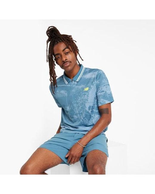 New balance polo shirt hot sale