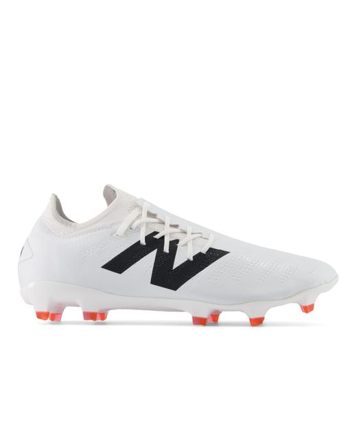 New Balance Gray Furon Pro Fg V7+ In White/black/red Synthetic