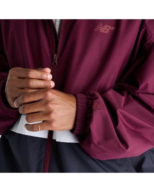 New Balance Purple Numeric Archive Jacket for men