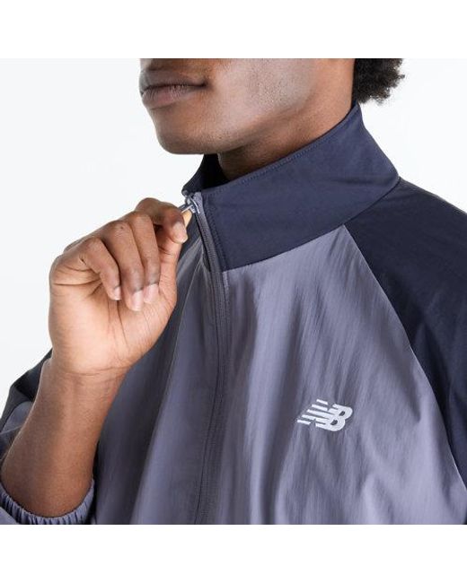 New Balance Blue Sport Legacy Jacket for men