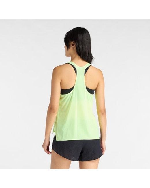 New Balance Green London Edition Race Day Ultra Light Singlet
