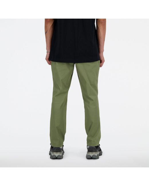 New Balance Green Twill Straight Pant 28" for men
