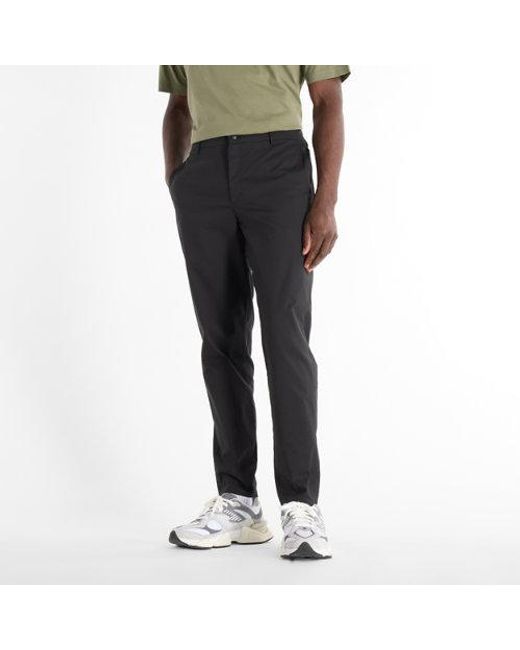 New Balance Black Athletic Standard Tapered Pants for men