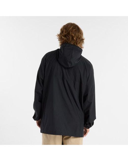 New Balance Black Athletics Packable Jacket for men