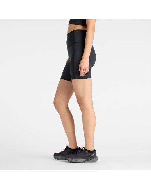 New Balance Blue Rc Elite Storage Short 6"