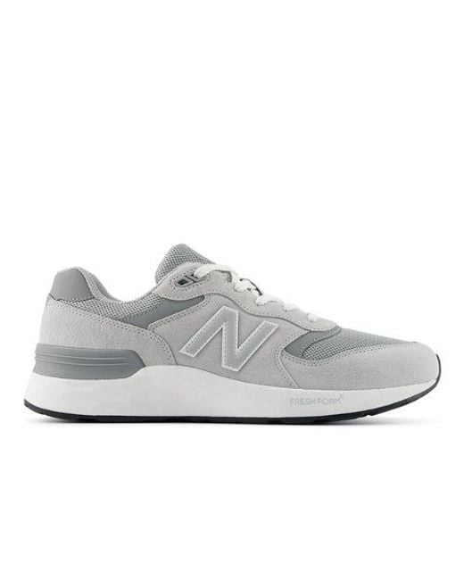 New Balance Gray Fresh Foam X 880 V7 for men
