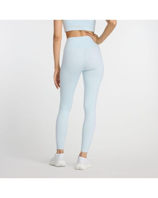 New Balance Nb Harmony High Rise legging 27" In Blue Poly Knit