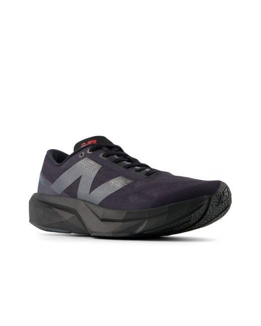 New Balance Blue Fuelcell Rebel V4 In Grey/black/red Synthetic for men