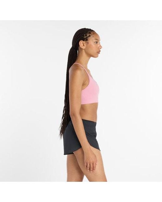 New Balance Red Damen Nb Essential Yoga Bra