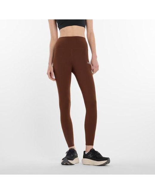 New Balance Brown Nb Harmony High Rise Legging 25"