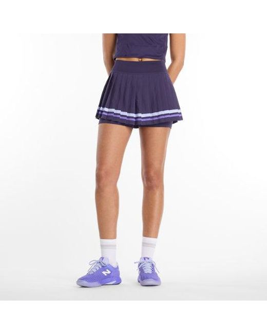 New Balance Blue Tournament Novelty Skirt