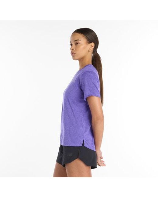 New Balance Purple London Edition Rc Essential T-Shirt
