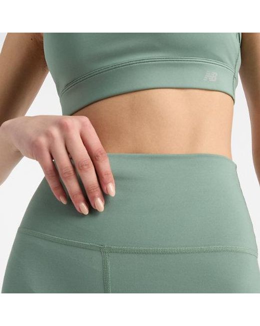 New Balance Green Nb Harmony High Rise Legging 27"