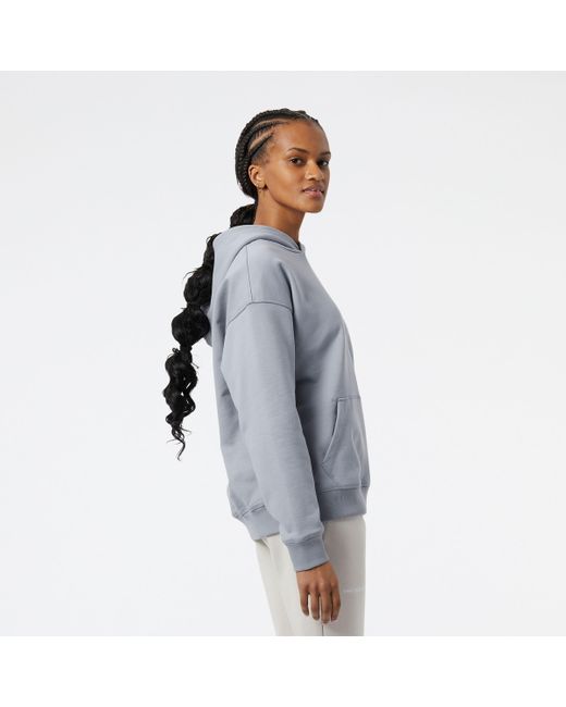 New Balance Blue Athletics Nature State French Terry Hoodie