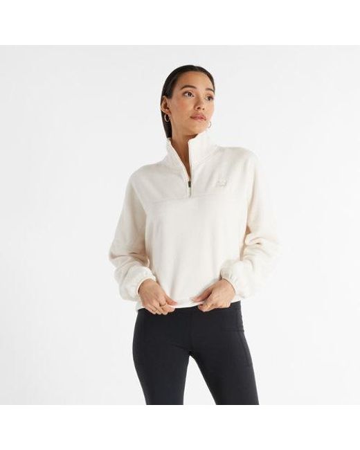 New Balance Natural Polar Fleece Half Zip