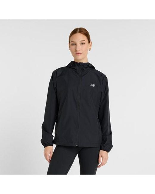 New Balance Black Hooded Jacket