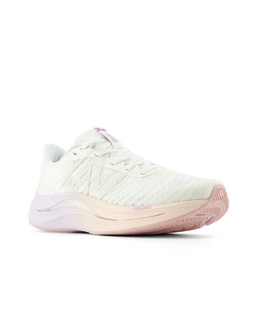 Mujer Fuelcell Propel V4 En, Synthetic, Talla New Balance de color White