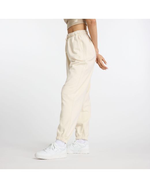 New Balance Natural Athletics French Terry jogger In Cotton