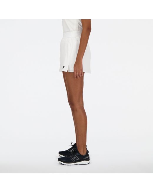 Tournament skort in bianca di New Balance in White da Uomo