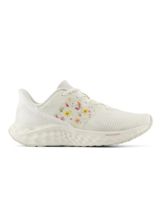New Balance White Fresh Foam Arishi V4 Running Shoes