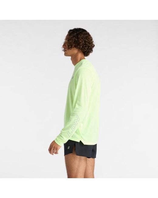 New Balance Green London Edition Rc Essential Long Sleeve for men