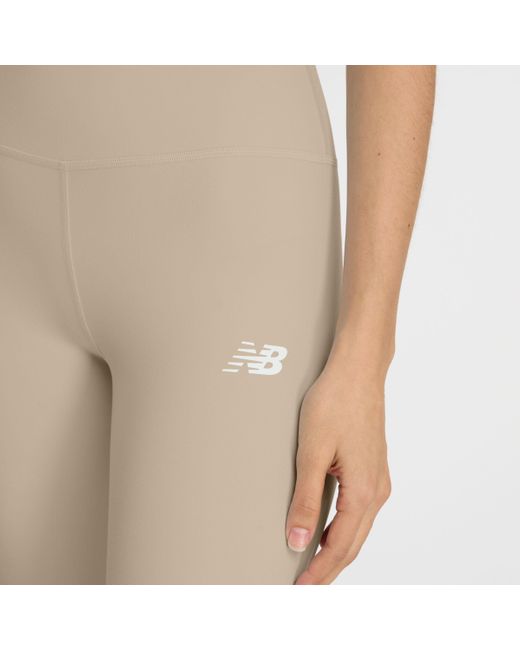 New Balance Natural Nb Harmony High Rise legging 27" In Grey Poly Knit