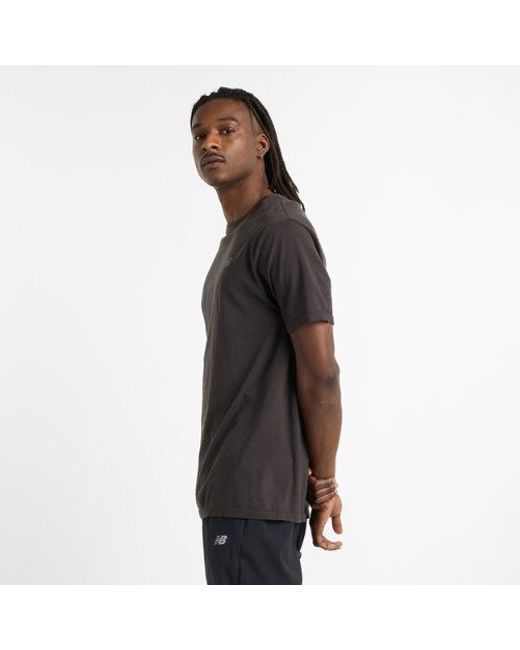 New Balance Herren Rest Day Knit Relaxed T-Shirt in Black für Herren