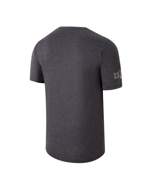 New Balance London Edition Finisher T-shirt In Black Cotton Jersey for men