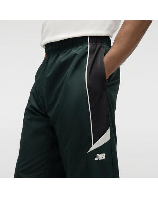New Balance Green Basketball Windbreaker Pant for men