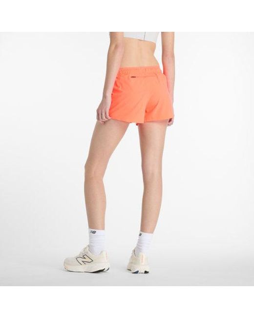New Balance Red Rc Short 3"