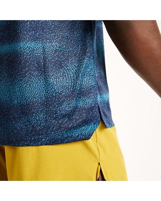 New Balance Blue Rc Essential Printed T-Shirt for men