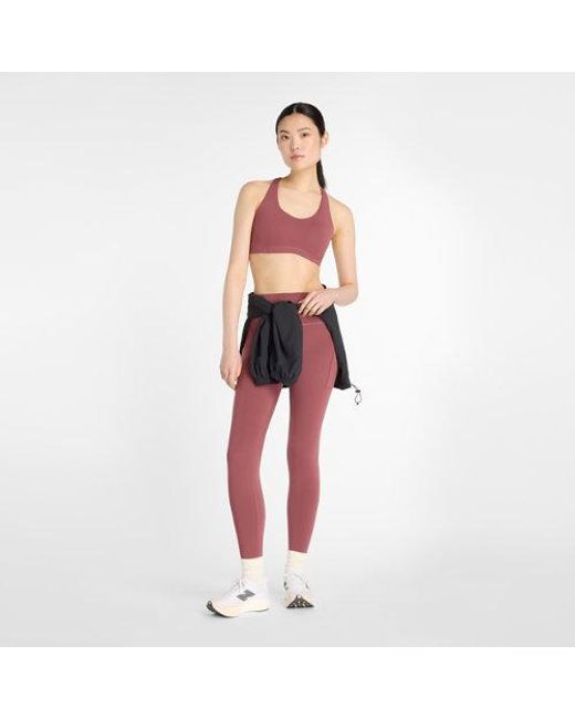 New Balance Red Damen Nb Rc Bra