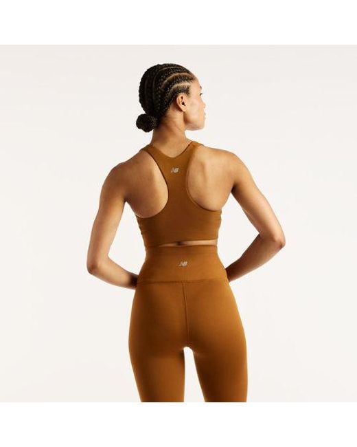 New Balance Brown Nb Define Train Bra