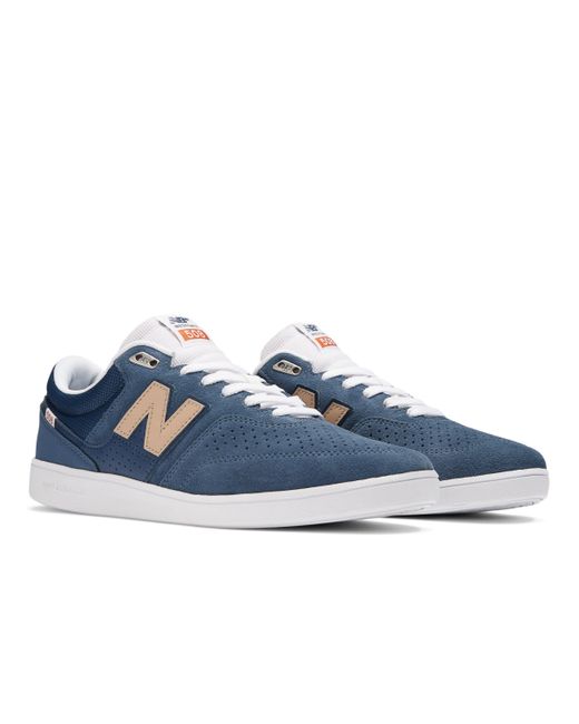 New Balance Nb Numeric Brandon Westgate 508 In Blue/white Suede/mesh for men