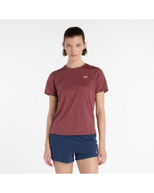 New Balance Purple Rc Essential T-Shirt