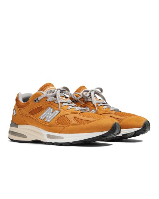 New Balance Multicolor Made in uk 991v2 brights revival in gelb//grau/weiß