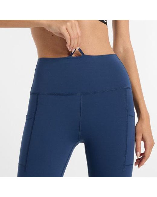 New Balance Blue Rc Pocket Legging 27"