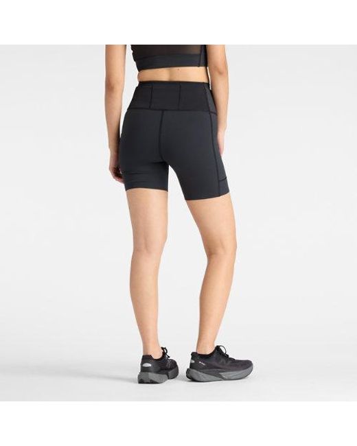 New Balance Blue Rc Elite Storage Short 6"