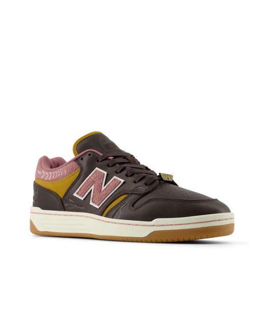 New Balance Brown Nb Numeric 480 In Leather for men