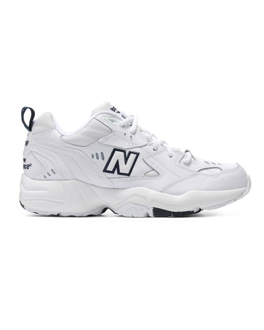 New Balance Leather New Balance 608v1 Shoes in White/Navy (White) for ...