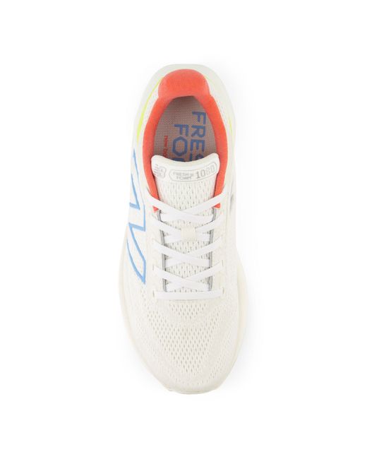 New Balance Fresh Foam X 1080v13 In White/blue/red/yellow Synthetic
