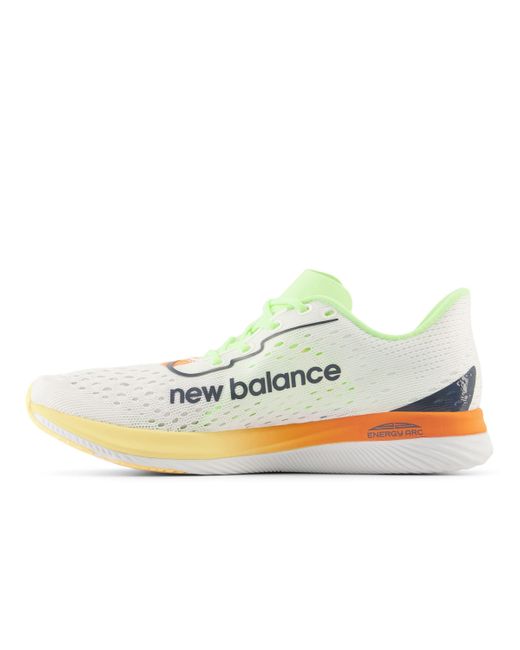 New Balance Multicolor Fuelcell supercomp pacer in weiß/orange/grün