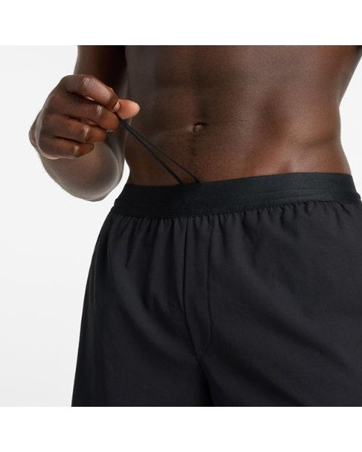 New Balance Black Ac Lined Short 7" for men